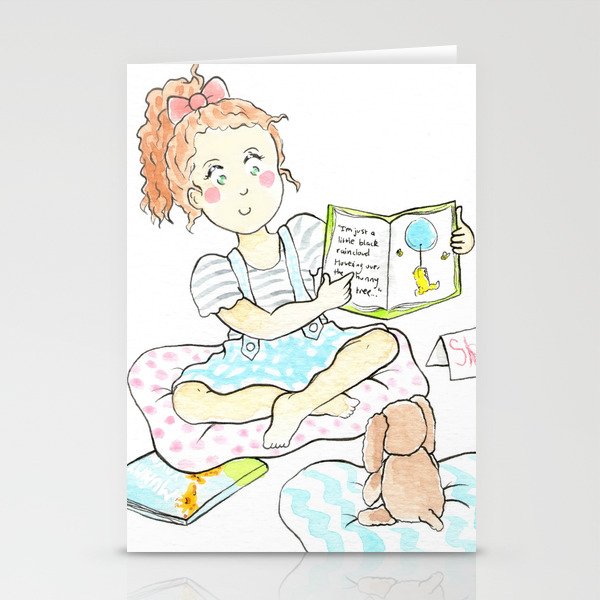 "Let's wead a story!" Stationery Cards