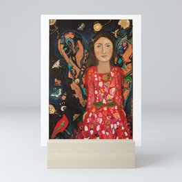 Martha with wings Mini Art Print