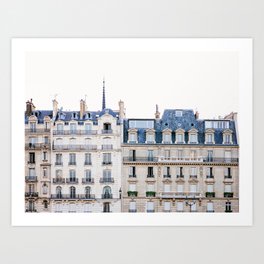 Tres Paris - Travel, Architecture Photography Art Print