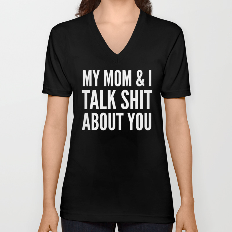 Awkward Styles Womens My Mom and I Talk Shit About You Funny Graphic Sweatshirt Tops