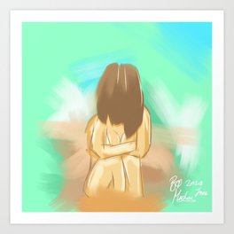 Pretty  Hurts Art Print | Digital, Painting, Abstract, Graphic Design 