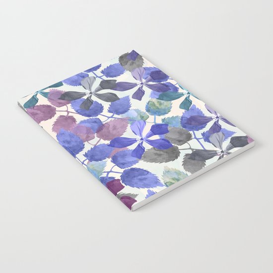 watercolor Botanical garden II Notebook