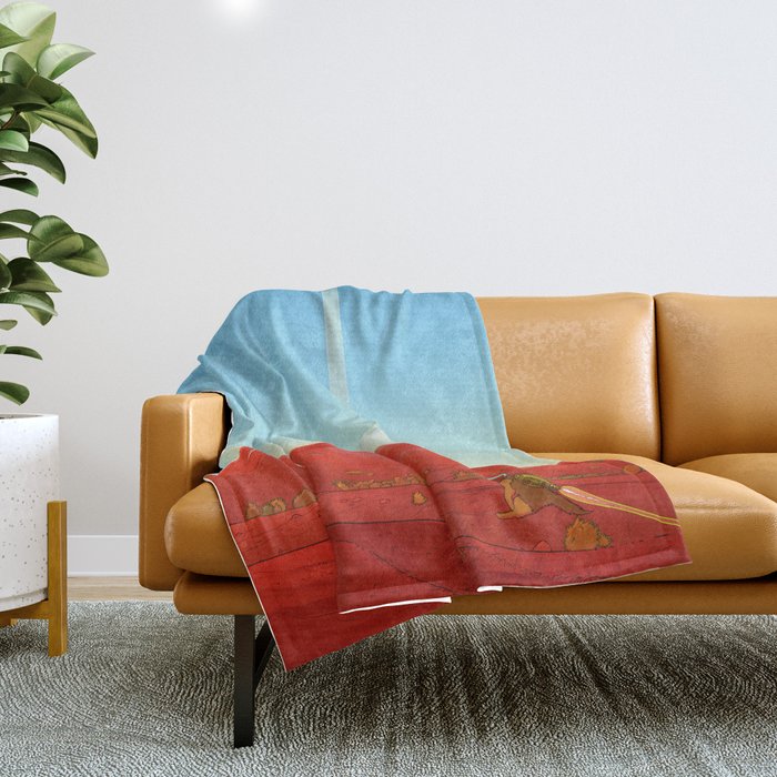 Mirror Pyramids Throw Blanket by phazed Society6