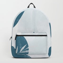 Seuledo 3 - Minimal Abstract Tropical Painting Backpack
