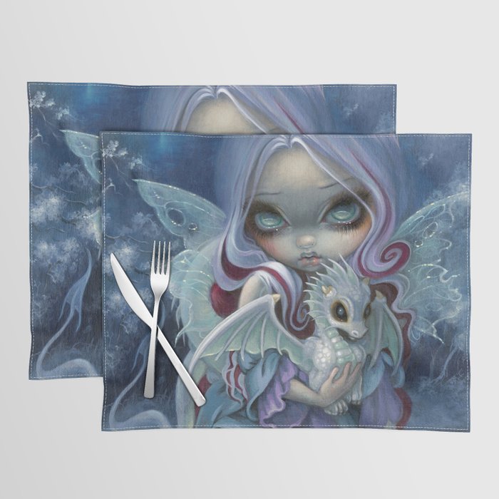 Wintry Dragonling Placemat