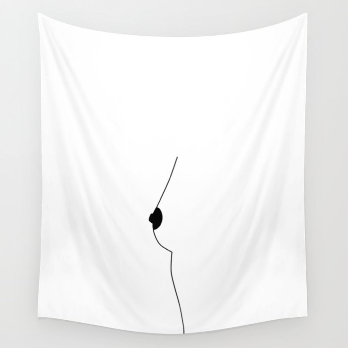 Minimal Intimacy Wall Tapestry