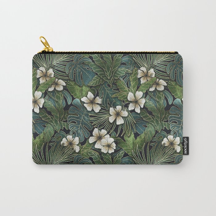 Tropical Garden at Night Carry-All Pouch