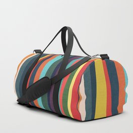 Mid-century zebra Duffle Bag