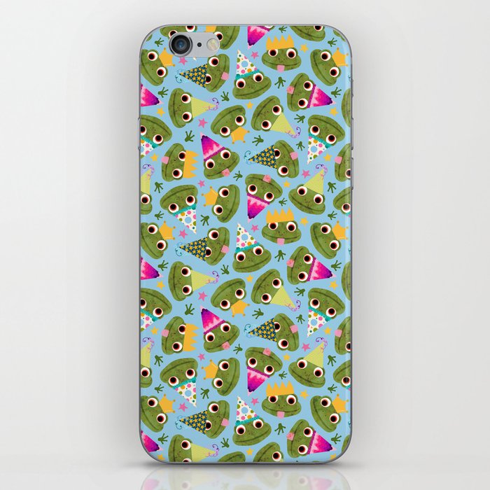 Party Frogs! // Sky iPhone Skin