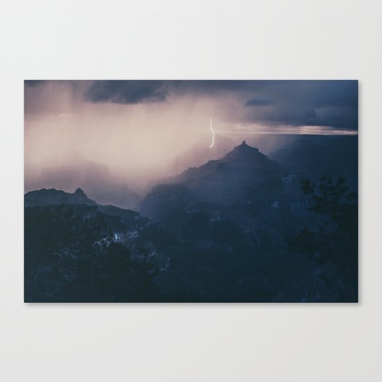 Lightning Crashing Canvas Print