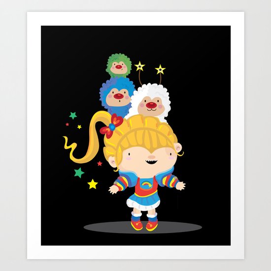 Rainbow bright Art Print