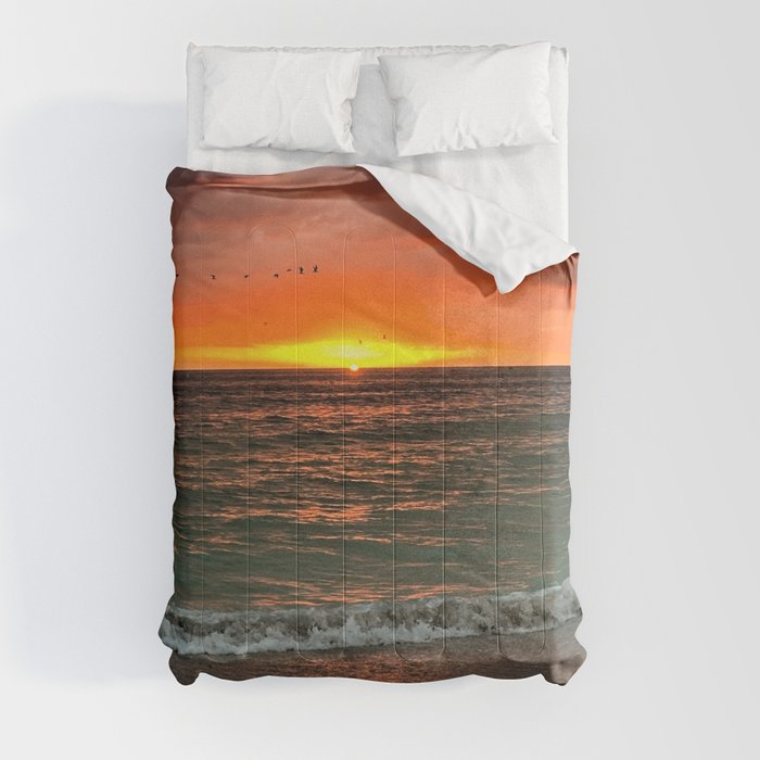 Moody Sunset Comforter
