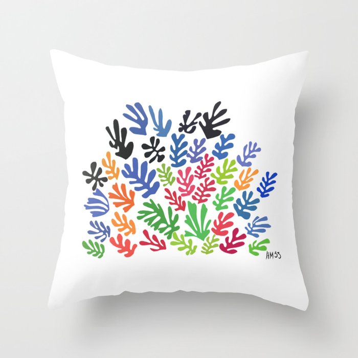 La Gerbe by Matisse Throw Pillow