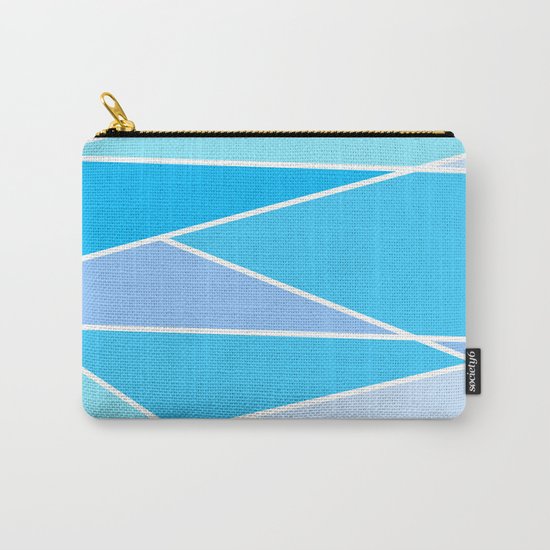 Broken Hues - Blues Carry-All Pouch