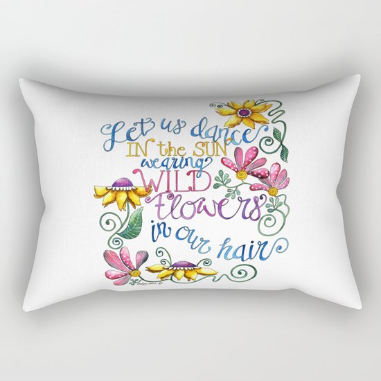 Let Us Dance Rectangular Pillow