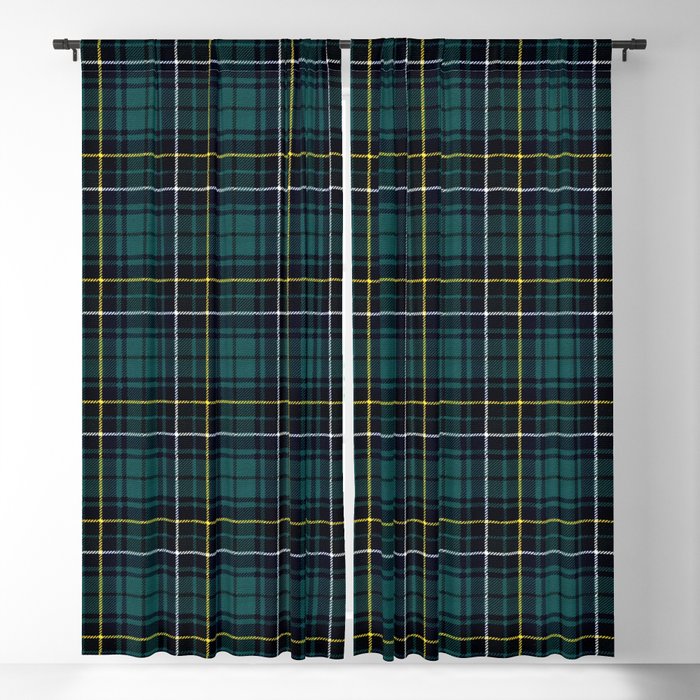 Antique Scottish Tartan #24 Blackout Curtain