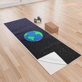 Earth and space Yoga Towel