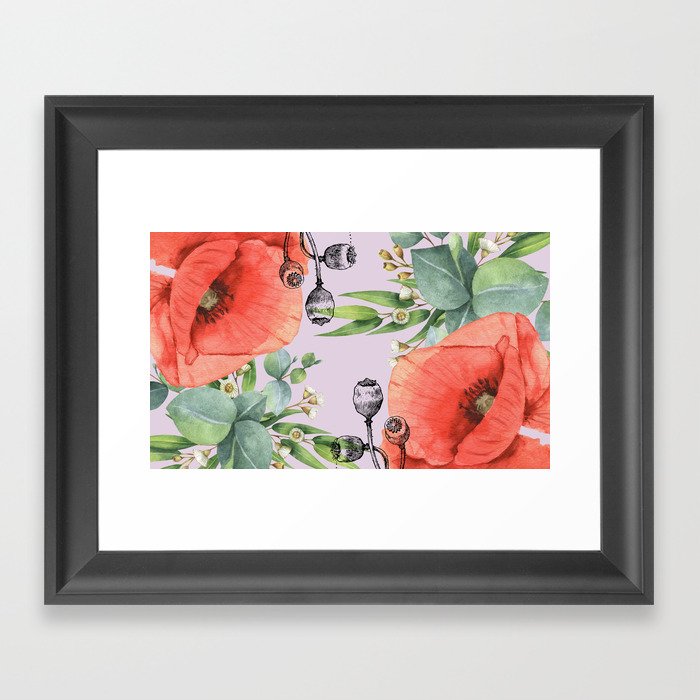 Poppies  Framed Art Print
