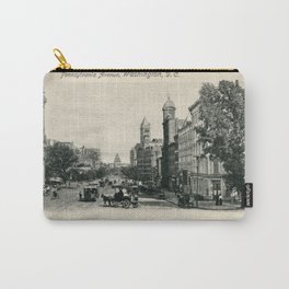 Old Washington DC Pennsylvania Ave Carry-All Pouch