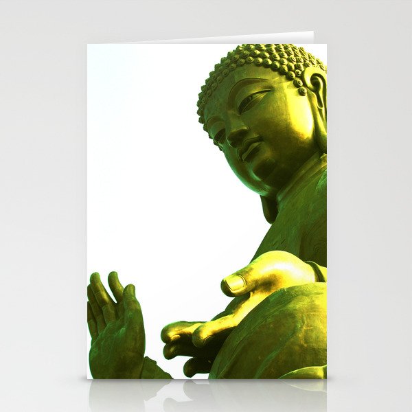 Green Buddha Stationery Cards