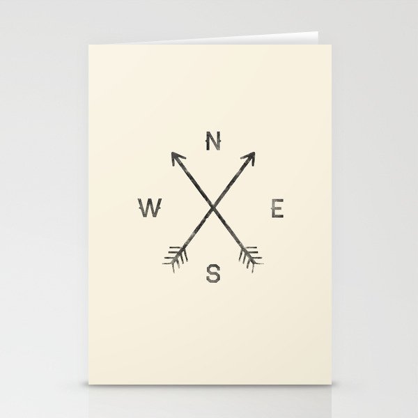 Compass (Natural) Stationery Cards