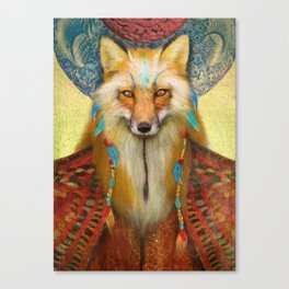 Wise Fox Canvas Print