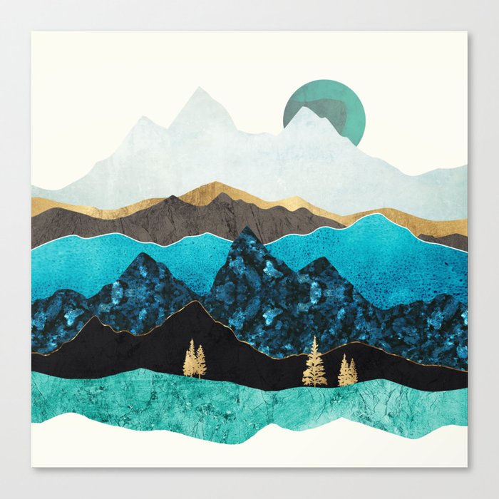 Teal Afternoon Canvas Print