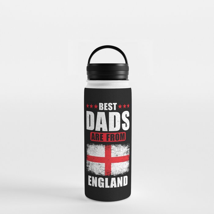 Best Dads are From England Water Bottle