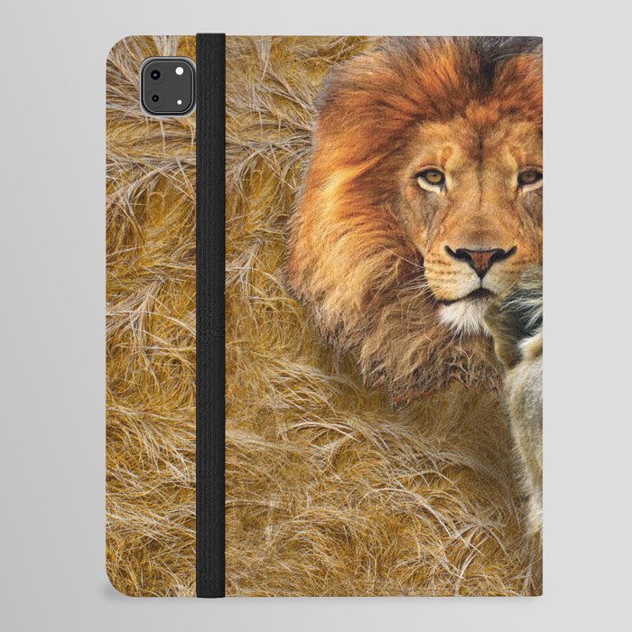 Lion King & Queen iPad Folio Case
