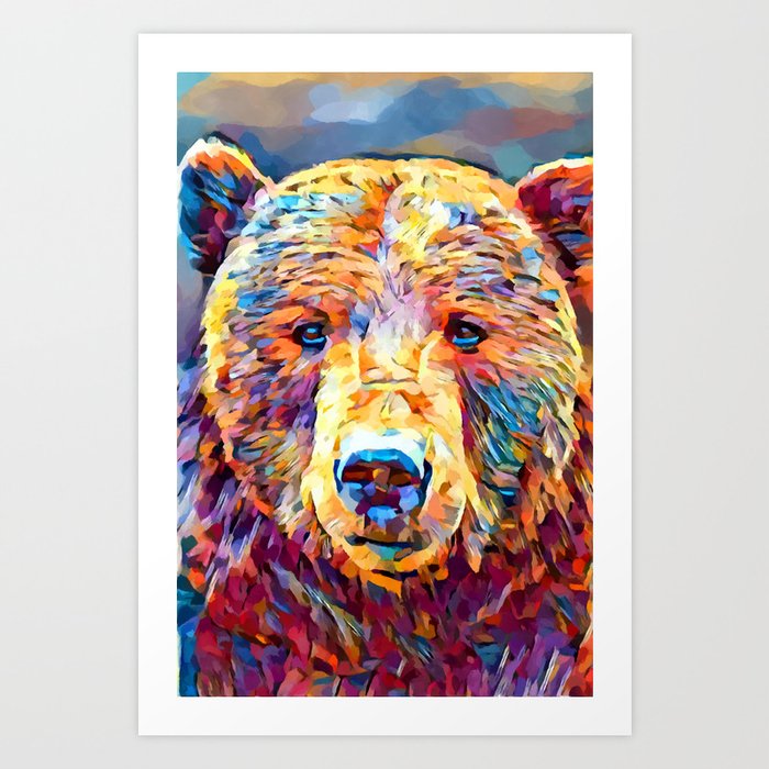 Grizzly Bear 2 Art Print
