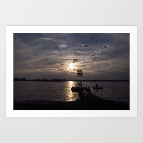 Paradise of the Former Political Upperclass of GDR Art Print
