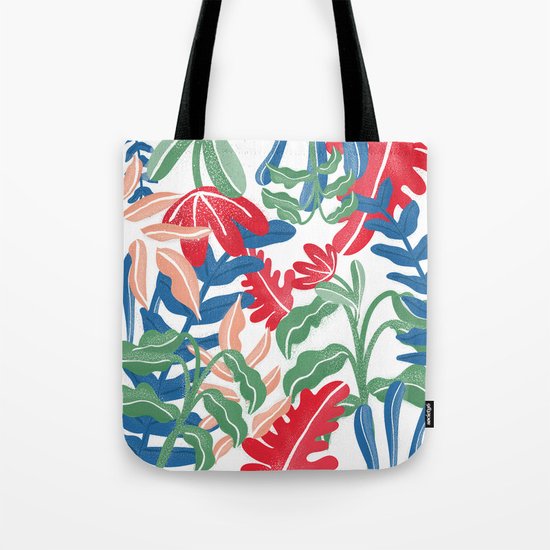 Tropical Vibes Pattern Tote Bag