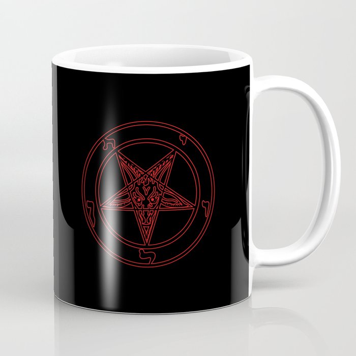 Das Siegel des Baphomet - The Sigil of Baphomet (red) Coffee Mug