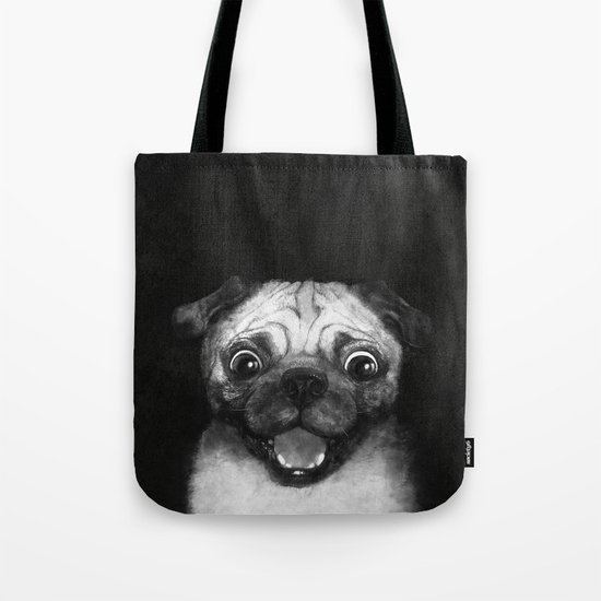 Snuggle pug Tote Bag