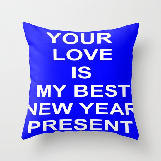 New Year Love Throw Pillow