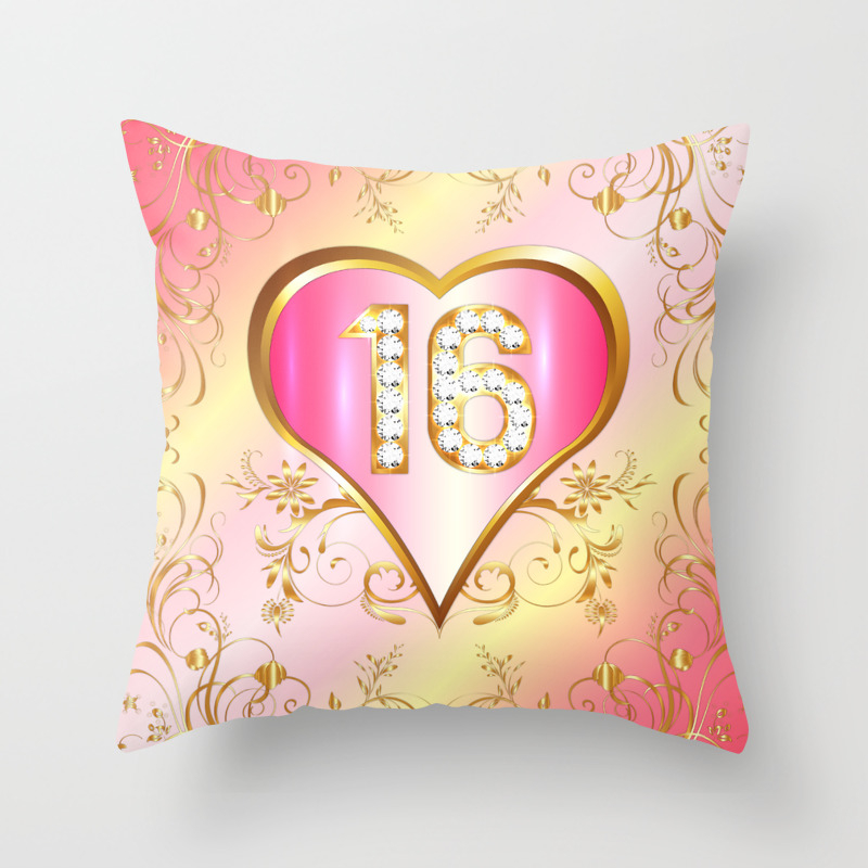 My Sweet 16 Throw Pillow By Daftblue Society6