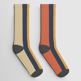 Vintage Retro Stripes Socks