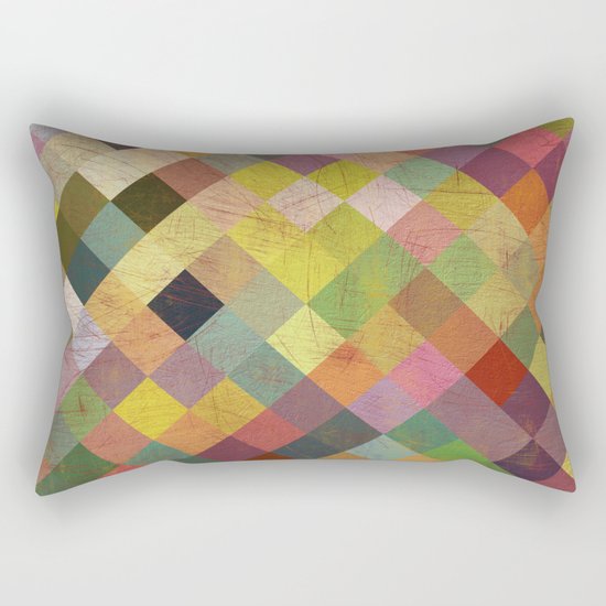 Aztec Vintage Pattern 06 Rectangular Pillow
