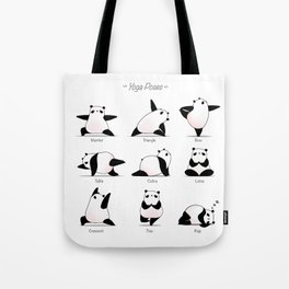 Yoga Panda II Tote Bag