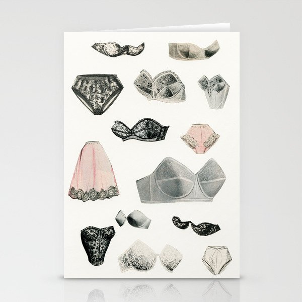 Lingerie Stationery Cards