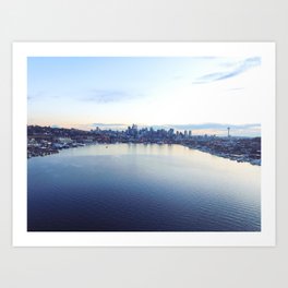 Seattle Skyline Art Print