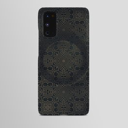 Elegant dark old geometric mosaic Android Case