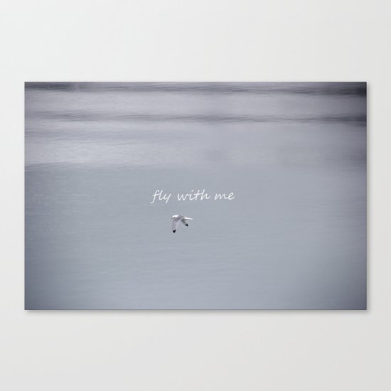 fly with me Canvas Print
