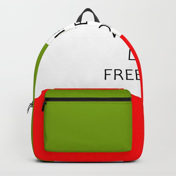 Woman, life, freedom 3 Backpack