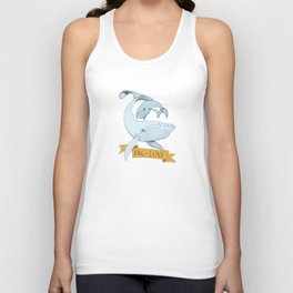 Big Love (gold and blue) Humpback Whales Tank Top
