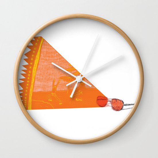 I see summer Wall Clock