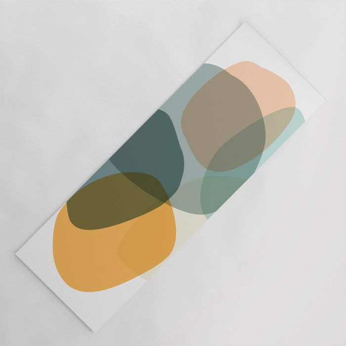 Cool Zen Abstract Organic Shapes Yoga Mat By Junejournal Society6