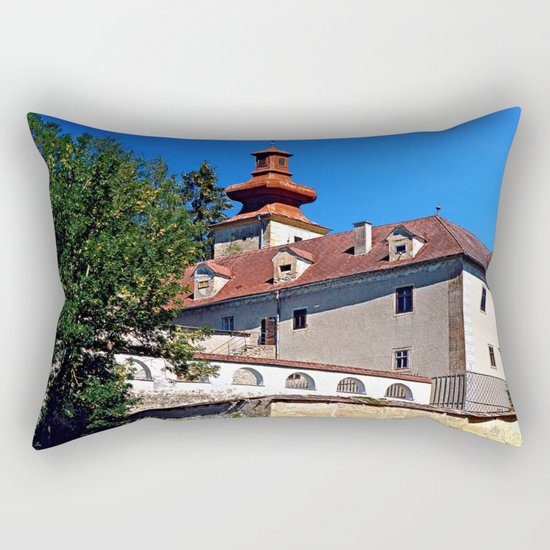 Waldenfels castle, south side Rectangular Pillow