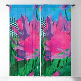 The scent of Milk thistle Blackout Curtain