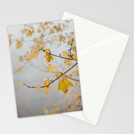 Yellow Leaves Stationery Card